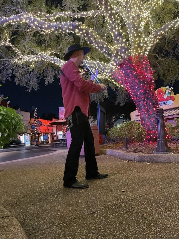 LED Light Sword violin bow (carbon fiber haired)