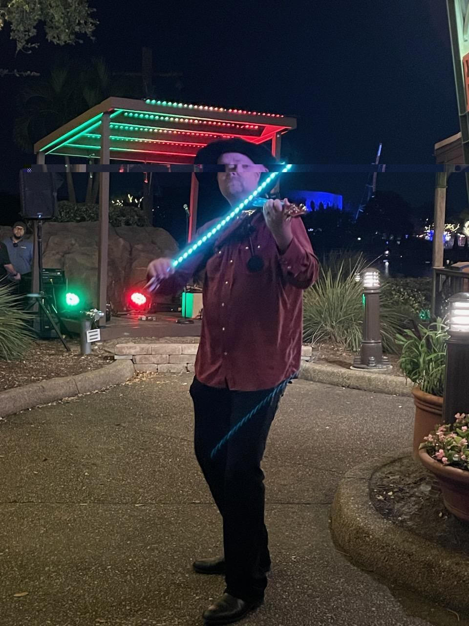 LED Light Sword violin bow (carbon fiber haired)